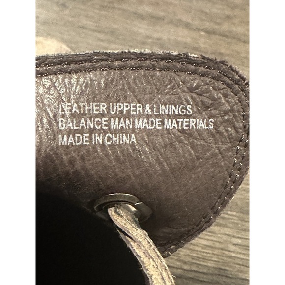 Born Jem Ankle Boots Booties Shoes Womens Size 7 Brown Leather Side Zip Up - Picture 7 of 9